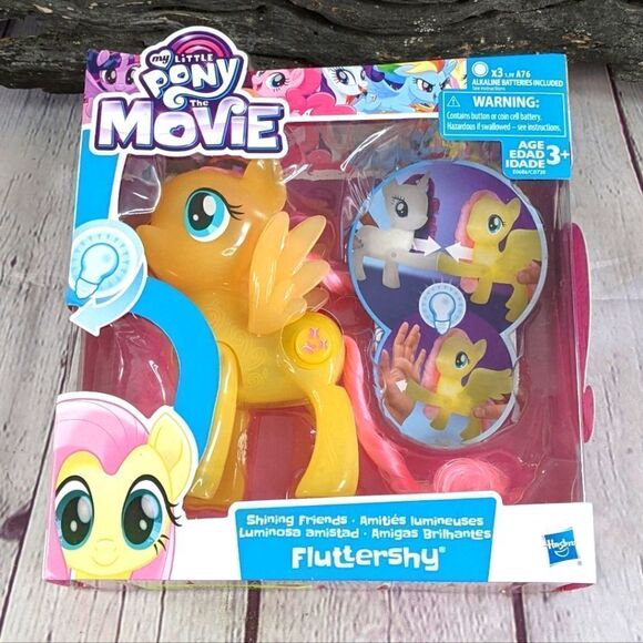 My Little Pony The Movie Fluttershy Shining Friends Light Up Figure - Picture 1 of 7